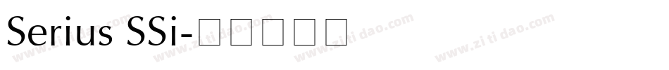 Serius SSi字体转换